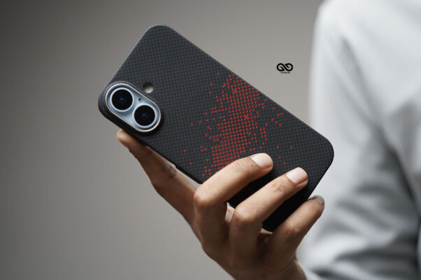 Magsafe Pixel Red Real Aramid Carbon Fiber Case For iPhone 17