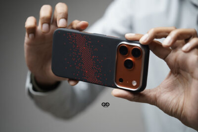 Magsafe Pixel Red Real Aramid Carbon Fiber Case For iPhone 17 Pro Max