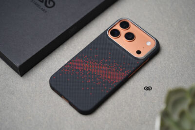 Magsafe Pixel Red Real Aramid Carbon Fiber Case For iPhone 17 Pro Max