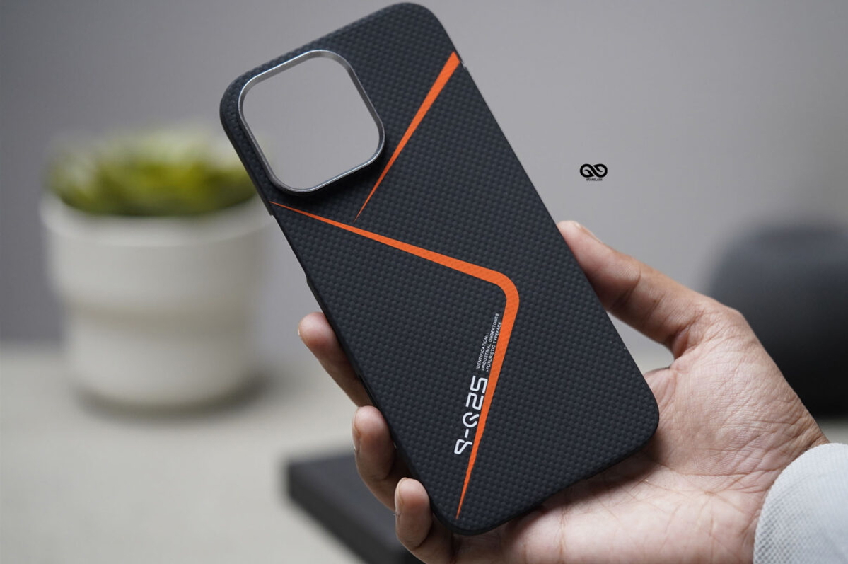 Magsafe X-Strike Real Aramid Carbon Fiber Case For iPhone 16 Pro Max