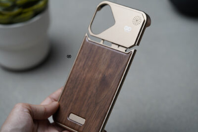 Personalized Wood Case With Titanium Frame For iPhone 17/17Pro/17ProMax