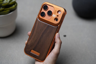 Personalized Wood Case With Titanium Frame For iPhone 17/17Pro/17ProMax