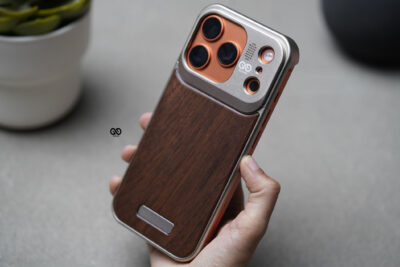 Personalized Wood Case With Titanium Frame For iPhone 17/17Pro/17ProMax