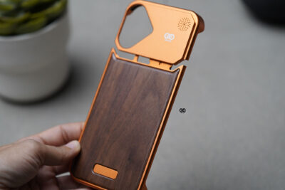 Personalized Wood Case With Titanium Frame For iPhone 17/17Pro/17ProMax