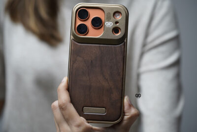Personalized Wood Case With Titanium Frame For iPhone 17/17Pro/17ProMax