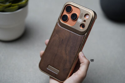 Personalized Wood Case With Titanium Frame For iPhone 17/17Pro/17ProMax