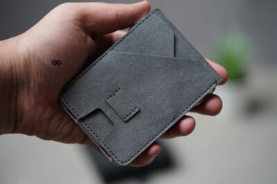Hybrid Flip Texture Wallet with ID Window