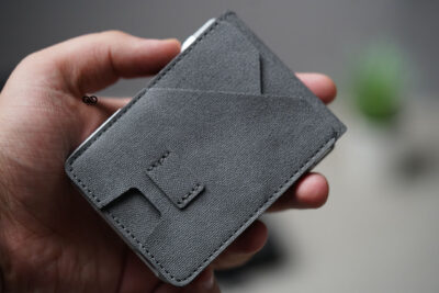 Hybrid Flip Texture Wallet with ID Window
