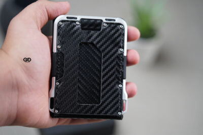 Hybrid Flip Texture Wallet with ID Window