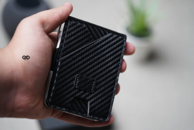 Hybrid Flip Texture Wallet with ID Window