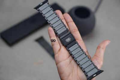 Ultraflex Titanium Link Strap with Magnetic Closure For Apple Watch 49 (Series Ultra/Ultra 2/Ultra 3) Classy Design