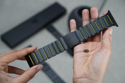 Ultraflex Titanium Link Strap with Magnetic Closure For Apple Watch 49 (Series Ultra/Ultra 2/Ultra 3) Classy Design