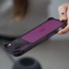 Burgundy Fiber Bumper for iPhone 18 Pro Max(Bumper, not a Case)