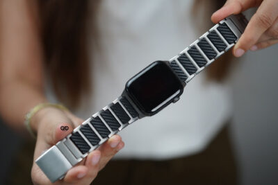 Real Carbon Titanium Link Strap With Magnetic Closure For Apple Watch 44MM 45MM 46MM Series 4 5 6 7 8 9 10 11 12 (SE 2 3 Gen) - Image 15