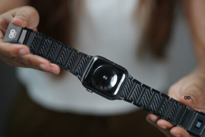 Real Carbon Titanium Link Strap With Magnetic Closure For Apple Watch 44MM 45MM 46MM Series 4 5 6 7 8 9 10 11 12 (SE 2 3 Gen) - Image 22