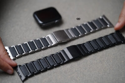 Real Carbon Titanium Link Strap With Magnetic Closure For Apple Watch 44MM 45MM 46MM Series 4 5 6 7 8 9 10 11 12 (SE 2 3 Gen) - Image 13