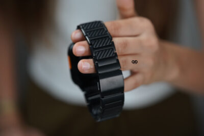 Real Carbon Titanium Link Strap With Magnetic Closure For Apple Watch 49 (Series Ultra/Ultra 2/Ultra 3/Ultra 4) - Image 18