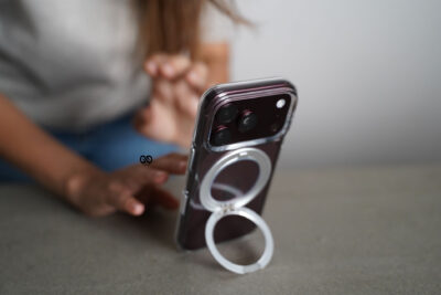 360 Degree MagSafe Transparent Slim Hard Case With Kickstand For iPhone 18 Pro/18 Pro Max (Non Yellowing) - Image 26