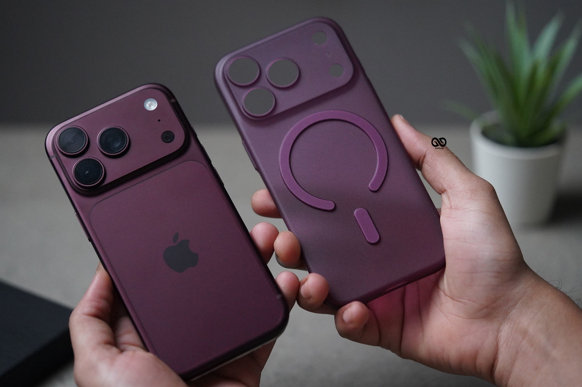 Burgundy Magsafe Ultra Thin Case For iPhone 18 Pro/18 Pro Max(Camera Cutout) 11 Burgundy Magsafe Ultra Thin Case For iPhone 18 Pro/18 Pro Max(Camera Cutout) - Image 11