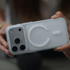 Frosted White Magsafe Ultra Thin Case For iPhone 18 Pro/18 Pro Max(Without Camera Cutout)