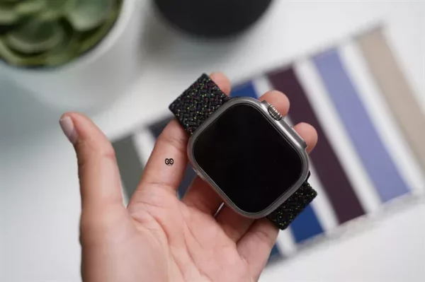 Black Unity Braided Solo Loop For Apple Watch 49 MM Series Ultra/Ultra 2