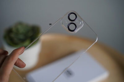 Bumper Case with Transparent Back and Camera Lens and Lock Feature 106 Bumper Case with Transparent Back and Camera Lens and Lock Feature