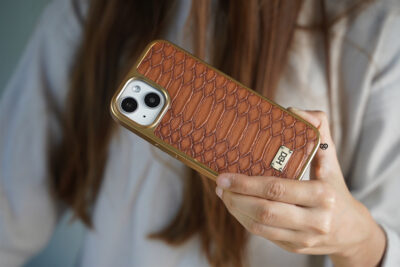 Croc Faux Leather Case