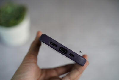 Grainy Textured Vegan Leather Case for iPhone 14 Pro Max