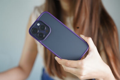 Deep Purple Drop Proof Sleek Matte Case for iPhone 14 Pro