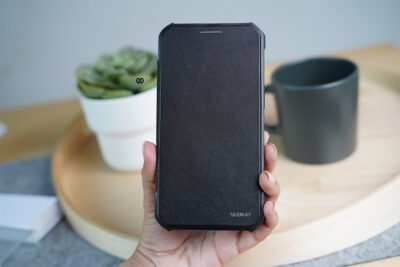 Leather Flip Case With Transparent Back - Image 16
