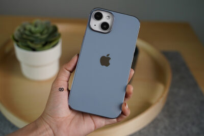 Sierra Blue Glass Finish Soft case for iPhone 14