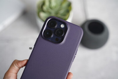 Grainy Textured Vegan Leather Case for iPhone 14 Pro Max