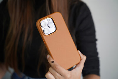 Grainy Textured Vegan Leather Case for iPhone 14 Pro Max