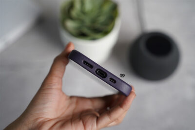 Grainy Textured Vegan Leather Case for iPhone 14 Pro Max