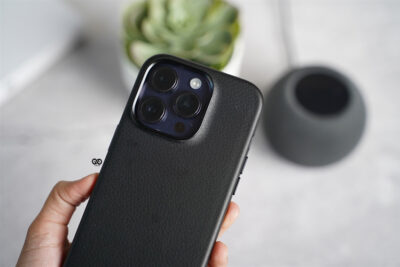 Grainy Textured Vegan Leather Case for iPhone 14 Pro Max