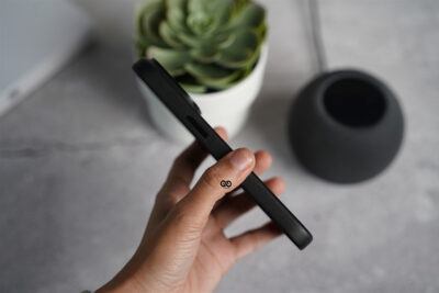 Grainy Textured Vegan Leather Case for iPhone 14 Pro Max