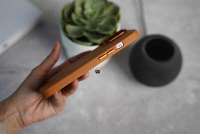 Grainy Textured Vegan Leather Case for iPhone 14 Pro Max