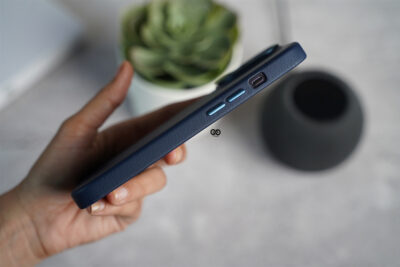 Grainy Textured Vegan Leather Case for iPhone 14 Pro Max