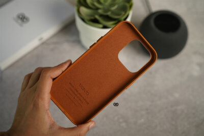 Grainy Textured Vegan Leather Case for iPhone 14 Pro Max