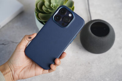 Grainy Textured Vegan Leather Case for iPhone 14 Pro Max