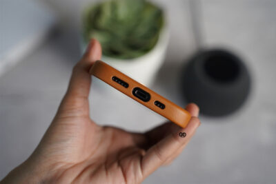 Grainy Textured Vegan Leather Case for iPhone 14 Pro Max