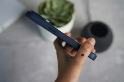 Grainy Textured Vegan Leather Case for iPhone 14 Pro Max