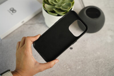 Grainy Textured Vegan Leather Case for iPhone 14 Pro Max