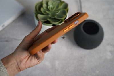 Grainy Textured Vegan Leather Case for iPhone 14 Pro Max