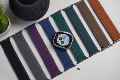 Latest Leather Magnetic Band For Apple Watch 49 (Series Ultra/Ultra 2/Ultra 3)