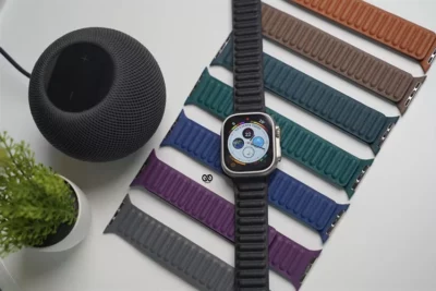 Latest Leather Magnetic Band For Apple Watch 49 (Series Ultra/Ultra 2/Ultra 3)