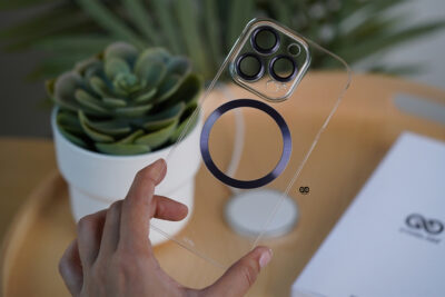 Magsafe Bumper Case with Transparent Back and Camera Lens and Lock Feature 41 Magsafe Bumper Case with Transparent Back and Camera Lens and Lock Feature