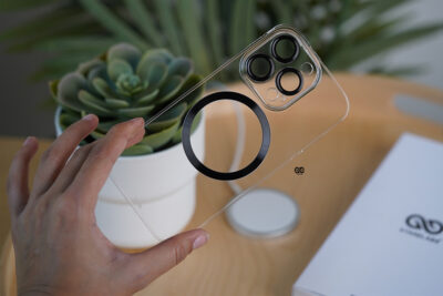 Magsafe Bumper Case with Transparent Back and Camera Lens and Lock Feature 50 Magsafe Bumper Case with Transparent Back and Camera Lens and Lock Feature