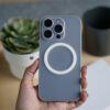 Frosted White Magsafe Ultra Thin Case for iPhone 14 Pro Max