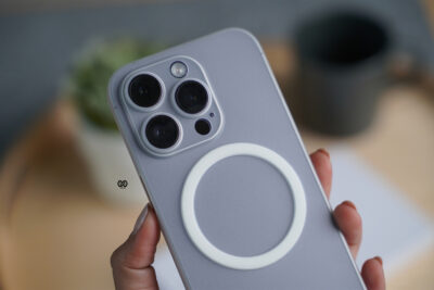 Frosted White Magsafe Ultra Thin Case for iPhone 14 Pro Max
